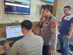 Wakapolres Melawi Cek Ruang Layanan 110 Pastikan Pelayanan Cepat kepada Masyarakat