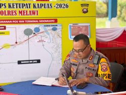 Kapolres Melawi Pantau Kesiapan Personel Pos Pam Dan Pos Yan