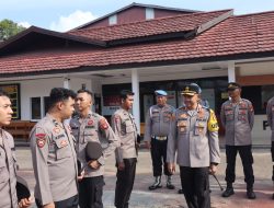 Kapolres Ketapang Tegakkan Disiplin Personel Melalui Gaktiplin Dan Pemeriksaan Sikap Tampang