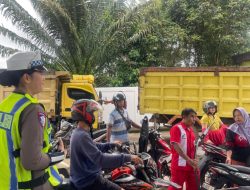 Satuan Lalu Lintas Polres Melawi Patroli Antisipasi Lonjakan Arus Mudik