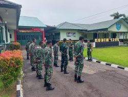 Usai Lebaran Kodim 1206/Psb Laksanakan Kurve Guna Menciptakan Lingkungan Yang Bersih Dan Nyaman