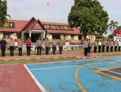 Apel Pengecekan Personel Kapolres Melawi Tegaskan Disiplin Adalah Wajib