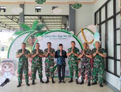 Kasdim 1206/Psb Bersama PJU Silaturahmi Lebaran Ke Kediaman Wakil Bupati Kapuas Hulu