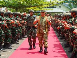 Pangdam XII/Tpr Cek Kesiapan Operasi Yonif 645/Gardatama Yuda Di Sambas