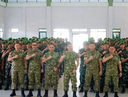 ‎Danrem 121/Abw Bersama Pangdam XII/Tpr Kunjungi Kodim 1208/Sambas Tekankan Para Prajurit Harus Disiplin
