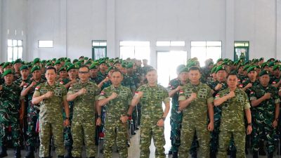 ‎Danrem 121/Abw Bersama Pangdam XII/Tpr Kunjungi Kodim 1208/Sambas Tekankan Para Prajurit Harus Disiplin