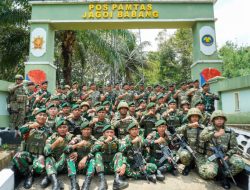 Pererat Sinergi Di Garis Depan Pangdam XII/Tpr Dan Panglima TDM Tinjau Pos Gabma Jagoi Babang