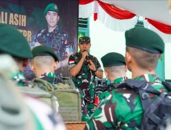 Hadir Di Ujung Negeri Pangdam XII/Tpr Beri Motivasi Prajurit Pos Gabma Temajuk