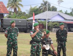 Dandim 1206/Psb Berikan Arahan Kepada Personel Yonif TP 927/Uncak Kapuas Usai Upacara Penyambutan