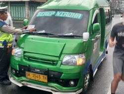 Sat Lantas Polres Pematangsiantar Gencarkan Sosialisasi Tertib Berlalu Lintas di Jalan Sutomo