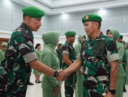 Pangdam XII/Tpr Pimpin Laporan Korps Kenaikan Pangkat Perwira Periode 1 April 2026