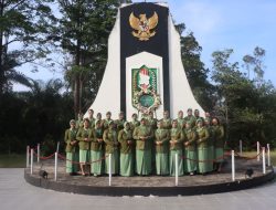 Ziarah Dalam Memperingati HUT Ke-80 Persit Kartika Chandra Kirana