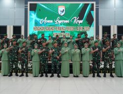 Danrem 121/Abw Hadiri Upacara Laporan Korps Kenaikan Pangkat Di Makodam XII/Tanjungpura