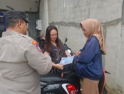 Sat Binmas Polres Melawi Sosialisasikan Call Center 110 Kepada Masyarakat