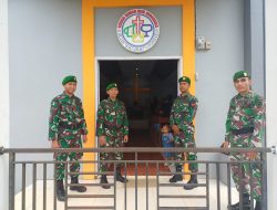 Demi Mengamankan Rangkaian Perayaan Paskah Dandim 1206/Putussibau Kerahkan Anggota Jajarannya