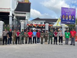 Polres Melawi Dan Polsek Nanga Pinoh Amankan Ibadah Paskah Di Gereja Santa Perawan Maria Diangkat Ke Surga