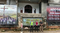 Polres Melawi Amankan Ibadah Jumat Pagi Jemaat GKII Pintu Elok Beribadah Khusyuk