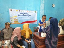 Pemdes Cicadas Salurkan Bantuan Pangan kepada 534 Keluarga Penerima Manfaat