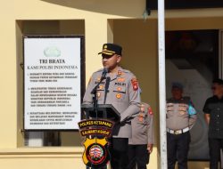 Kapolres Ketapang Tekankan Awali Niat Bertugas Untuk Mengabdi Kepada Negara Dan Masyarakat
