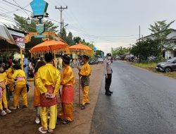 Polsek Benua Kayong Laksanakan Pengamanan Acara Halal Bihalal Pamgeran Mangkunegara Kerajaan Matan Tanjungpura