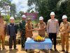 Dandim 1204/Sanggau Diwakili kasdim 1204/sanggau Hadiri Ground Breaking Jembatan Garuda Di Desa Nanga Mahap