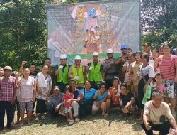 Laksanakan Zoom Ground Breaking Dandim 1209/Bengkayang Letakkan Batu Pertama Jembatan Garuda