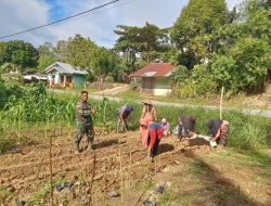 Babinsa Koramil Hulu Gurung Laksanakan Pendampingan Pemberdayaan Kesejahteraan Keluarga