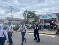 Ploting Point Siang Satlantas Polres Melawi Berada Di 3 Sekolah