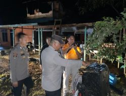 Rumah Warga Di Semadin Terbakar Polisi Lakukan Olah TKP
