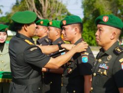 ‎Danrem 121/Abw Pimpin Sertijab 4 Komandan Satuan Dijajaran Korem 121/Abw