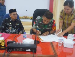 Perkuat Sinergitas Kasdim 1206/Psb Hadiri Rapat Persiapan Pilkades Serentak 2026