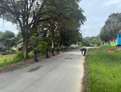 Koramil 1206-14/Hulu Gurung Penuh Semangat Laksanakan Pembinaan Fisik