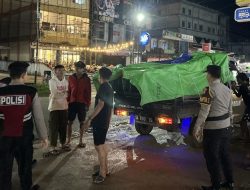 Langkah Preventif Polres Landak Sambangi Warga Nongkrong Hingga Larut Malam