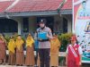 Tanamkan Nilai Dan Karakter Brigpol Riska Novianti Jadi Pembina Upacara Di SDN 6 Nanga Pinoh