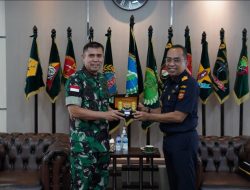 Pangdam XII/Tpr Terima Kunjungan Kepala Bea Cukai Kalbagbar