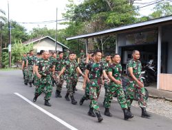 Jaga Stamina Dan Kebugaran Personel Kodim 1206/Psb Laksanakan Olahraga Pagi