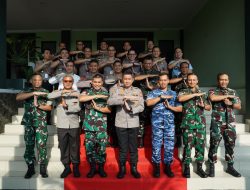 Danrem 121/Abw Turut Dampingi Pangdam XII/Tpr Terima Kunjungan Siswa Sespimti Polri Dikreg Ke-35 Tahun 2026 Di Wilayah Kodam XII/Tpr
