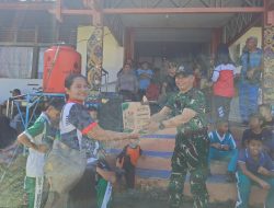 Koramil 1204-03/Beduai Ikuti Jalan Sehat Dalam Rangka HUT Ke-410 Kota Sanggau