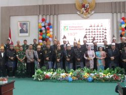 Perayaan Hari Jadi Kab Simalungun ke 193 Tahun,Wakapolres Simalungun Perkuat Sinergitas Forkopimda Di Rapat Paripurna DPRD Kab Simalungun.