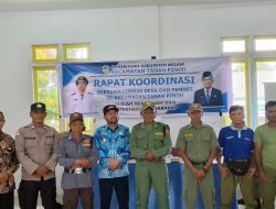 Rakor Bersama Linmas Desa Ps Kanit Binmas Polsek Kota Baru Ajak Bersama Jaga Kamtibmas
