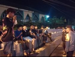 Anggota Polres Ketapang Gelar Patroli Antisipasi Gangguan Kamtibmas Dan Balap Liar