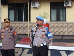 Apel Pagi Polres Melawi Dipimpin Propam Polda Kalbar Tekankan Disiplin Dan Penampilan Personel