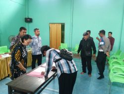 Tingkatkan Kesehatan Masyarakat, Danramil 1208-07/Teluk Keramat Hadiri Lokakarya Mini Lintas Sektor Bidang Kesehatan