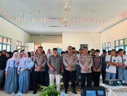 Sat Binmas Polres Melawi Gelar Sosialisasi Bijak Bermedia Sosial Di SMA Negeri 1 Pinoh Utara