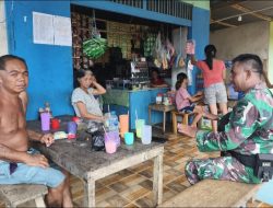 Satgas TMMD Kodim 1204/Sanggau Laksanakan Komunikasi Sosial Di Dusun Onggok