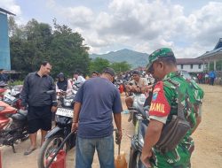 Guna Memastikan Kelancaran Serta Mencegah Terjadinya Penimbunan Pj. Danramil Turun Langsung Ke SPBU Batang Lupar