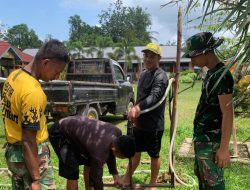 Satgas TMMD Ke-128 Kodim 1204/Sanggau Terus Lakukan Pengeboran Sumur Bor Di SDN 3 Semayang