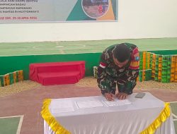Danramil 1206-04/Badau Hadiri Sosialisasi Dan Pelatihan Pencegahan Serta Penanggulangan Karhutla 