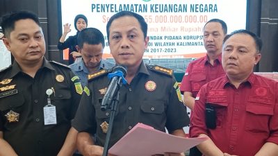 Bukti Nyata Penegakan Hukum Kejati Kalbar Amankan Rp.55 Miliar Lagi Total Rp.170 Miliar Dari Bauksit