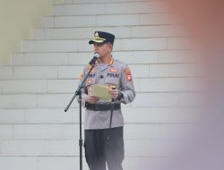 Kapolresta Pontianak Pimpin Apel Kenaikan Pangkat Pengabdian Personel